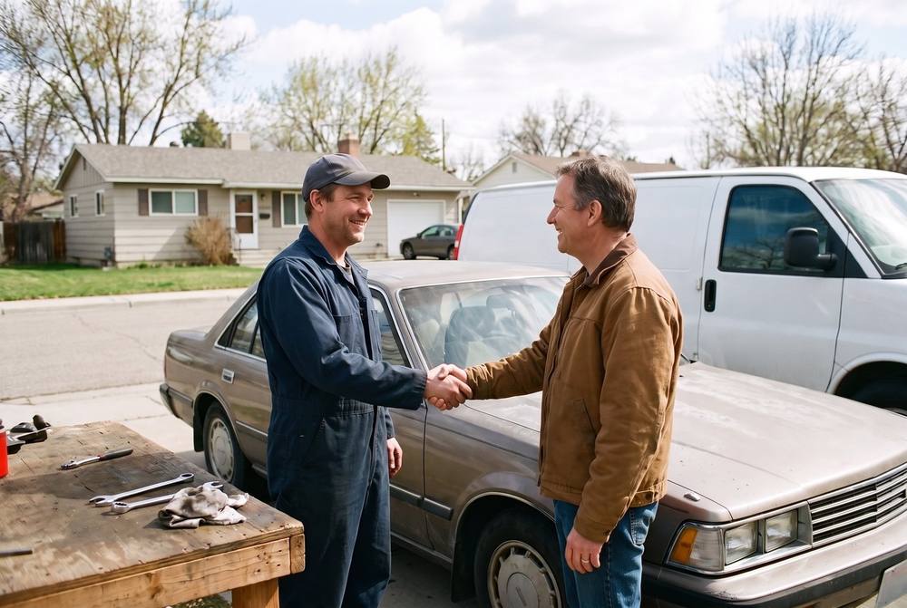 Customer handoff